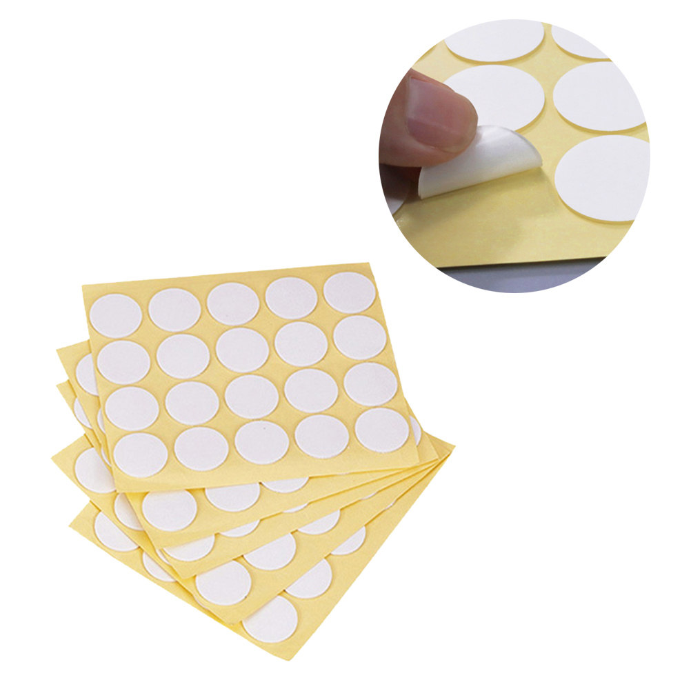 Adhesive Dot Wick - 300個入り粘着フォームドットステッカー、芯ホルダー、簡単貼り付け、再利用可能、安全な素材、DIY製作アクセサリー