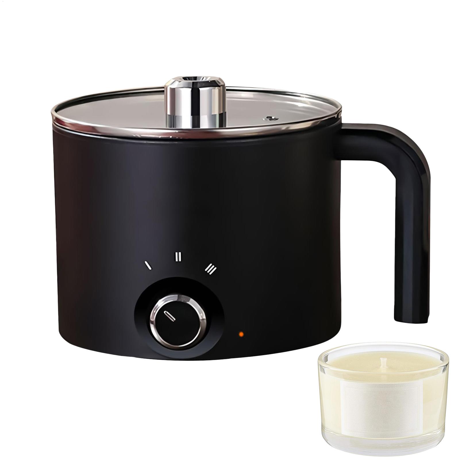 Candle Making Vessels - キャンドルワックス溶解ポット 1.5L 大型ステンレス製電気式ノンスティックキャンドル製造ポット 溶解ピッチャー (石鹸、キャンディー、チョコレート用)
