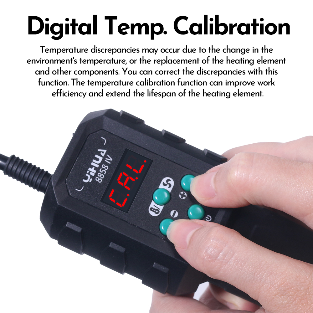 YIHUA ホットエアガン温度調整可能 8858-IV 70 - Heat Gun Embossing のレビューと価格