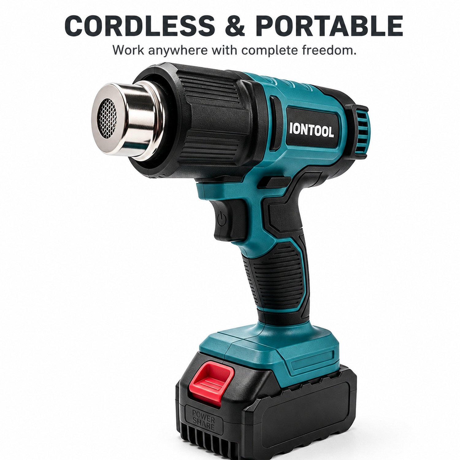 IONTOOL ポータブルコードレスホットエアガン 550  - Heat Gun Embossing のレビューと価格