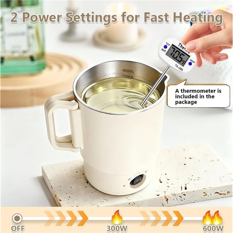 A47U 電気ワックス溶解ポットキット 温度計付き 800M - Candle Making Vessels のレビューと価格