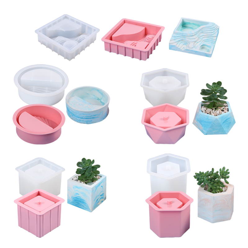 シリコーン多肉植物植木鉢,プランター,花瓶,植物,植木鉢,セ - Candle Making Vessels のレビューと価格