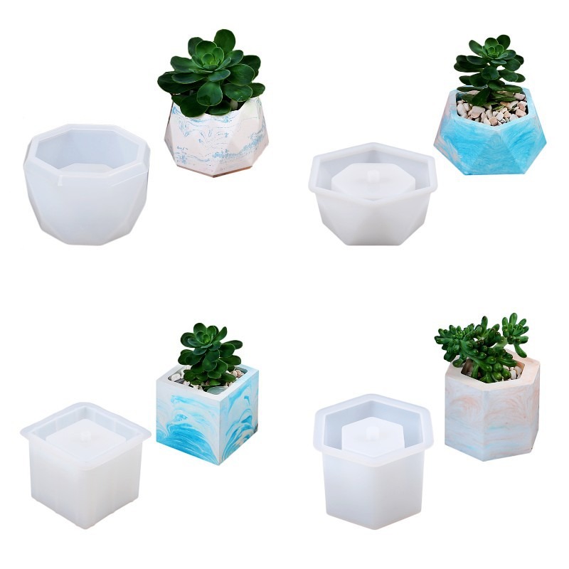 シリコーン多肉植物植木鉢,プランター,花瓶,植物,植木鉢,セ - Candle Making Vessels のレビューと価格