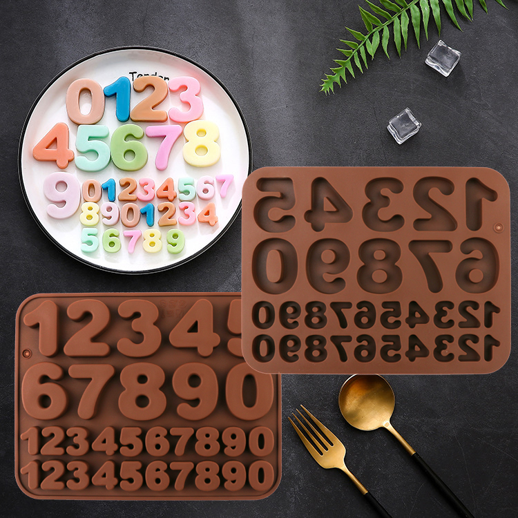 2ピースセット シリコンキャンディ型 コーヒー色 ノンスティ - Candle Making Set のレビューと価格