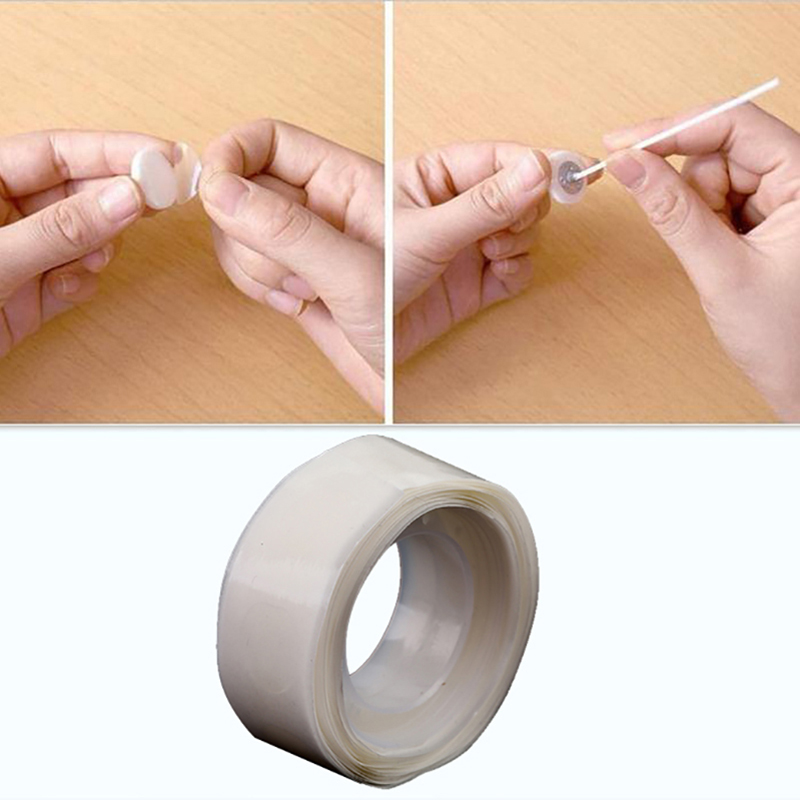 1 ロール透明固定接着剤キャンドル作り芯ステッカー DIY  - Adhesive Dot Wick のレビューと価格