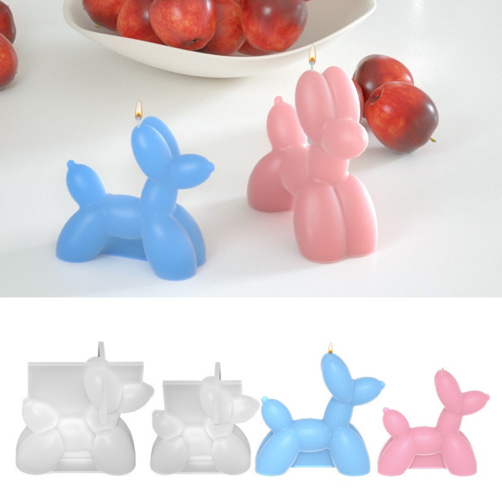 子犬と動物の犬のためのミニバルーンキャンドル,シリコンソープ - Candle Making Set のレビューと価格
