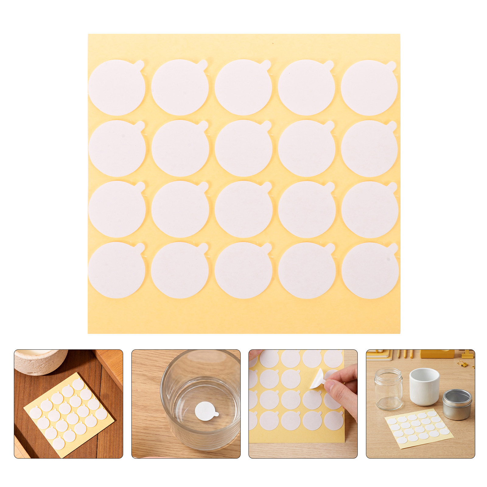 800個入り ウィック粘着タブ 両面粘着ドットステッカー 耐 - Adhesive Dot Wick のレビューと価格