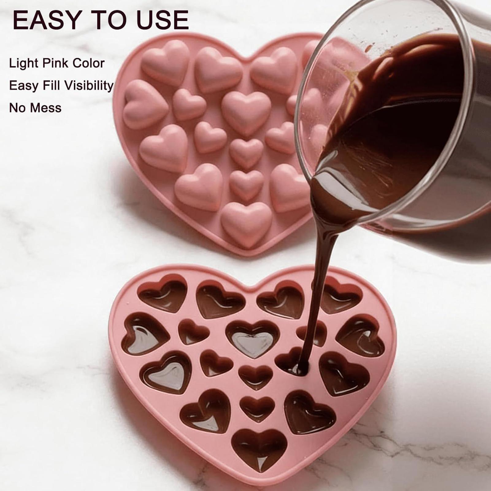 ラブシリコンチョコレート型 シリコンハートキャンディゼリーベ - Candle Making Set のレビューと価格
