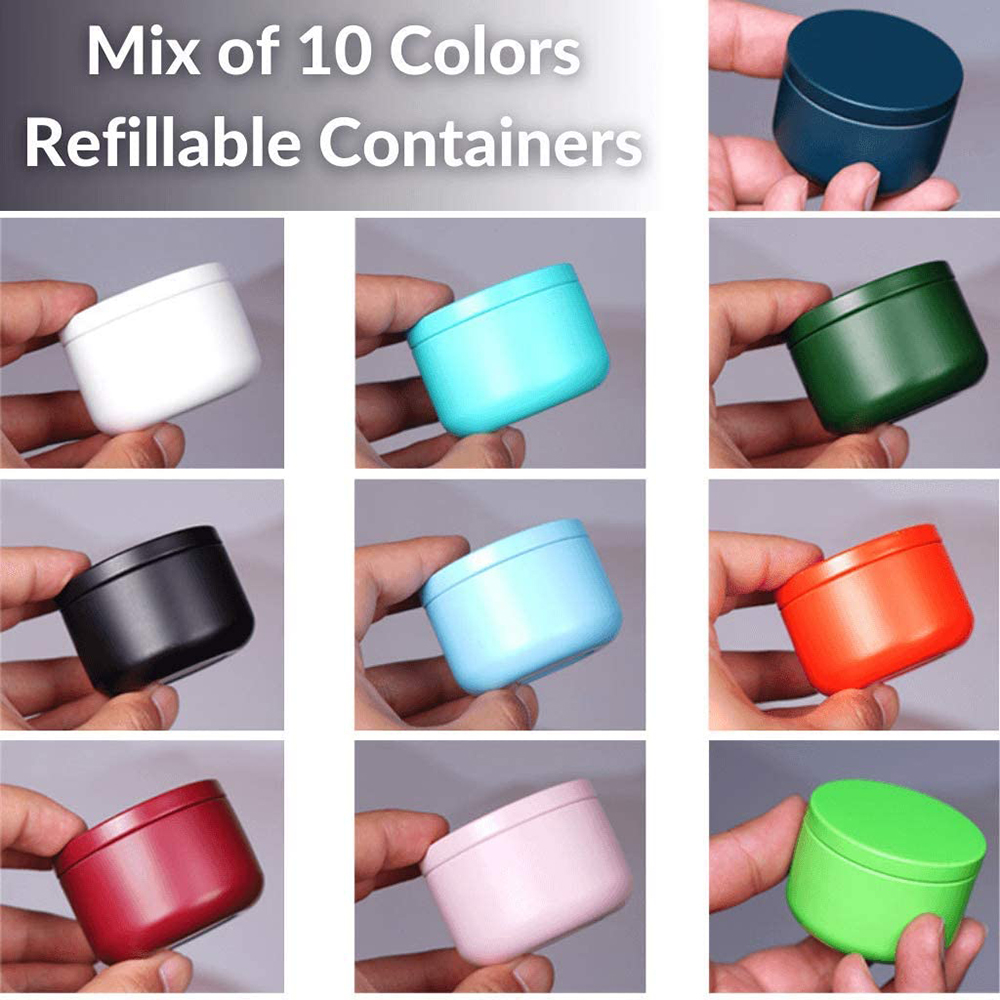 密閉型ティー缶,気密プレート付き容器,ミニポータブルコンテナ - Candle Making Vessels のレビューと価格